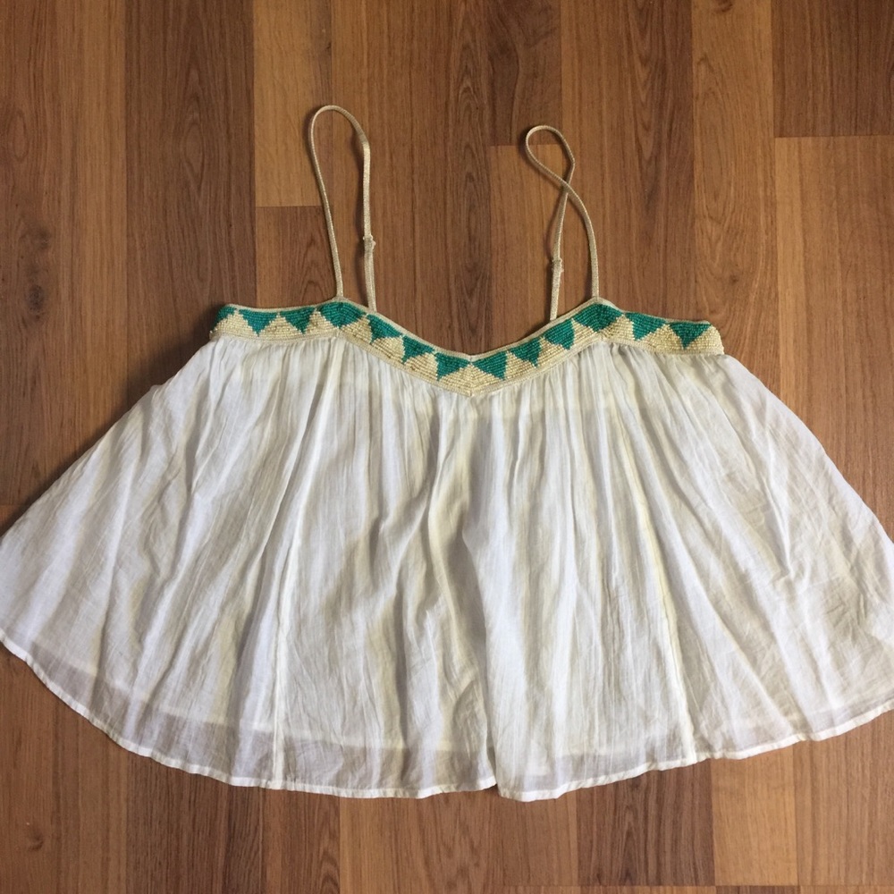 AEO Beaded Sheer Tank